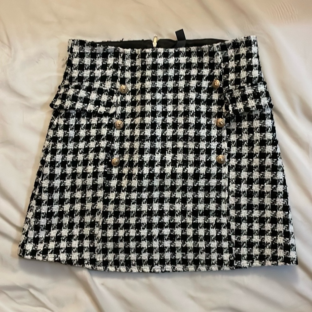 ALYA plaid checked skirt